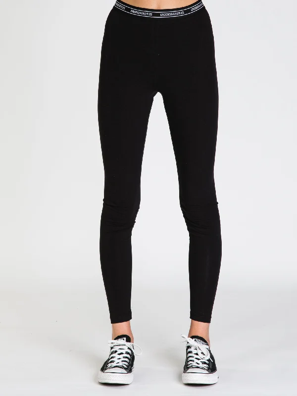 CROOKS & CASTLES LEGGING  - CLEARANCE Casual Black Leggings