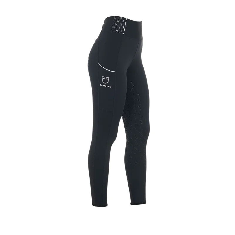 Women's Riding Leggings Rhinestones Stylish Stretch Pants Leggings