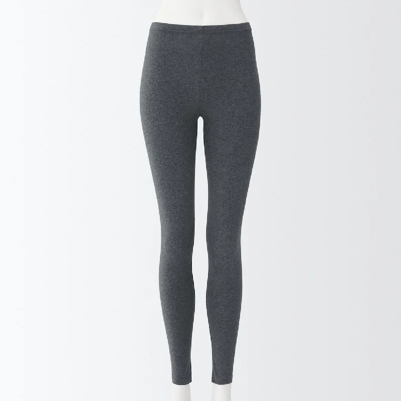 Stretch Jersey Leggings - Full Length Casual Slim-Fit Leggings