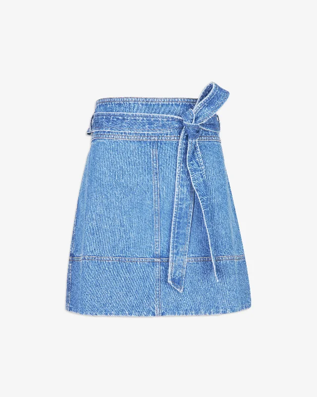 Courtney Skirt linen skirt natural
