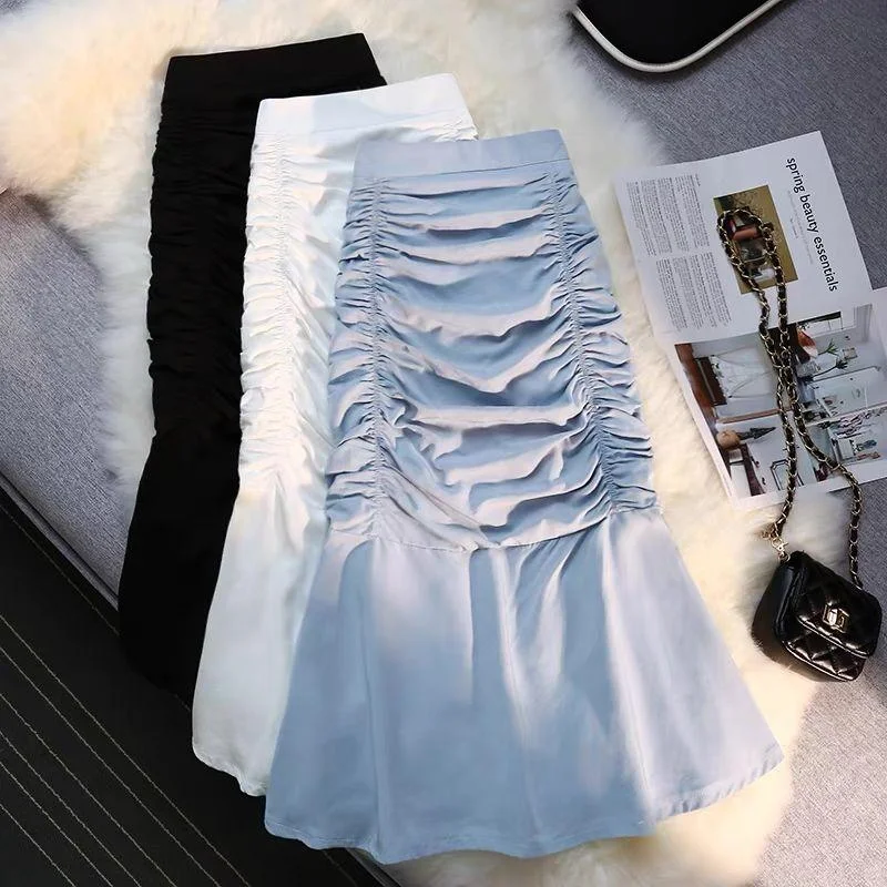 Gerald Statement Skirt silk skirt smooth