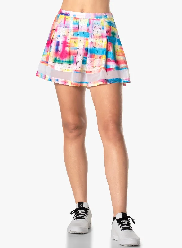 High Waist Tropical Bliss Skirt a-line skirt cut