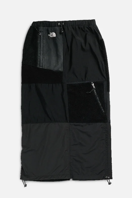 Rework North Face Fleece Long Skirt - S