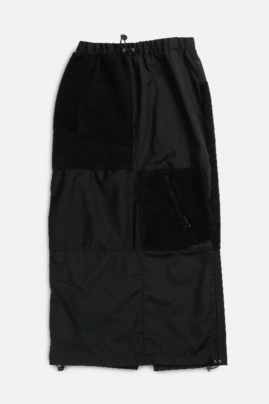 Rework North Face Fleece Long Skirt - XS