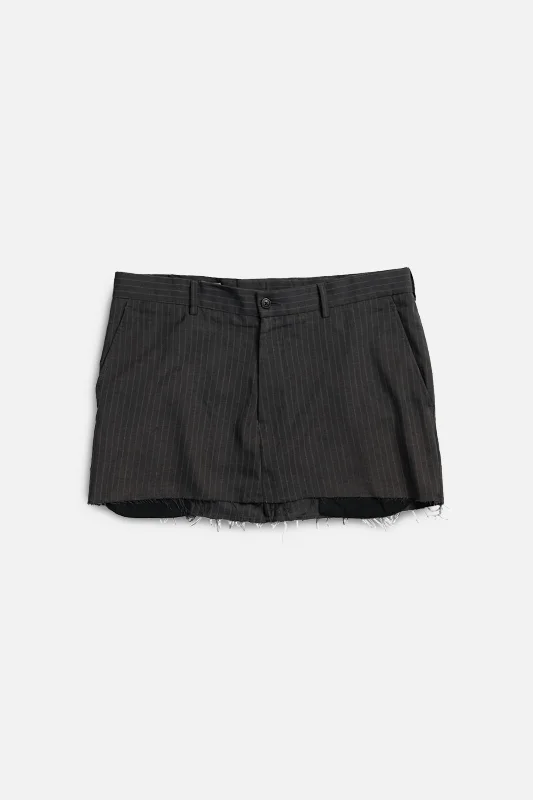 Rework Trouser Skirt - L cashmere skirt fine