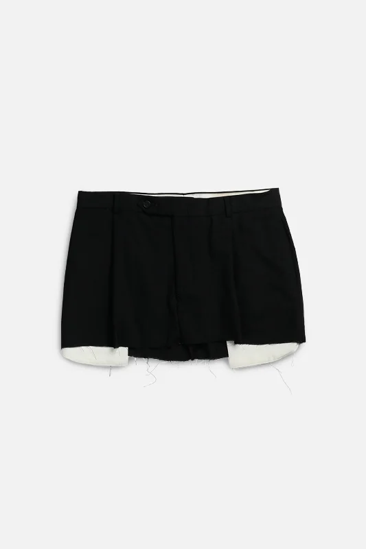 Rework Trouser Skirt - L pleated skirt texture