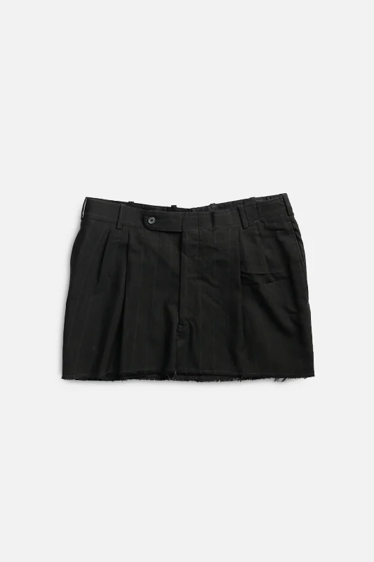 Rework Trouser Skirt - M low waist skirt