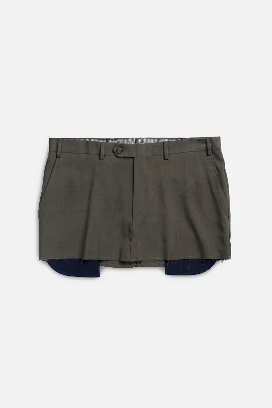 Rework Trouser Skirt - XL corduroy skirt durable