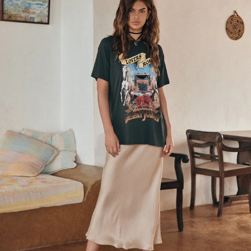 Saint Lucia Bias Skirt modal blend skirt