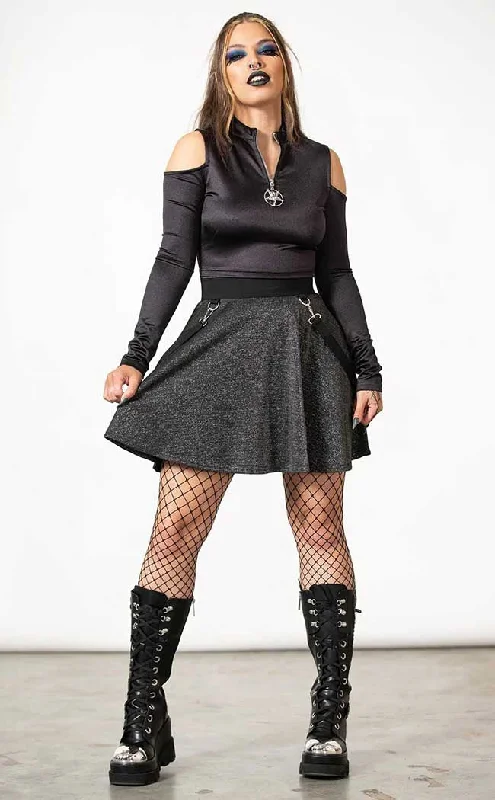 Studio 666 Skater Skirt linen skirt airy