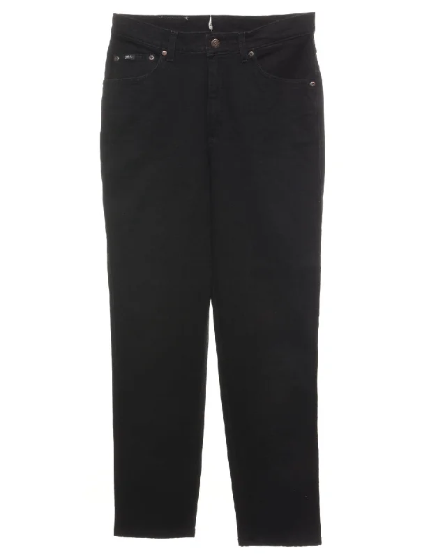 Black Lee Jeans - W30 L31 Cozy Relaxed Fit Jeans