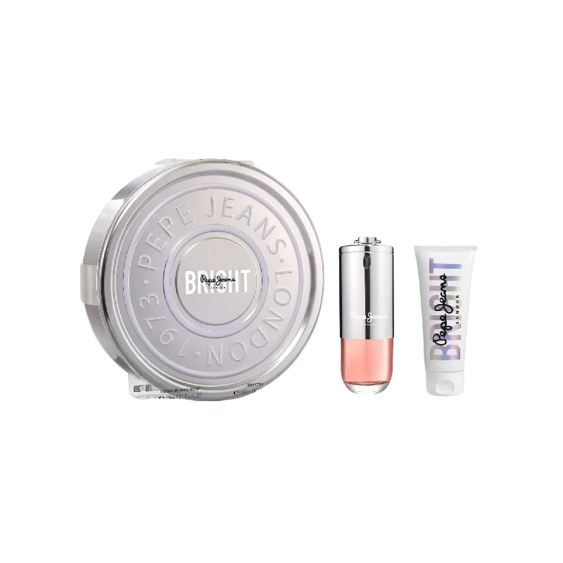 Pepe Jeans Bright Edp 80 Ml + Bl 100 Ml Set De 2 Pcs Caja Metalica Mujer Trendy Wide-Legged High-Waist Jeans Pepe Jeans Bright Edp 80 Ml + Bl 100 Ml Set De 2 Pcs Caja Metalica Mujer Trendy Wide-Legged High-Waist Jeans