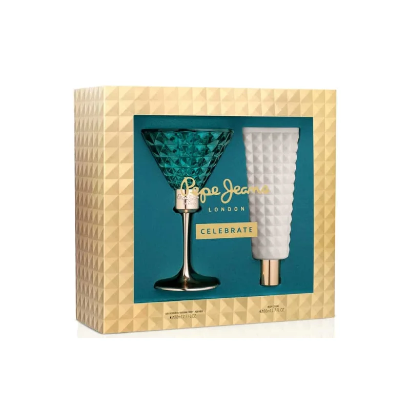 Pepe Jeans Celebrate Estuche EDP 80ML + 80 ML BL Mujer Caja Fashionable Slim Fit Jeans