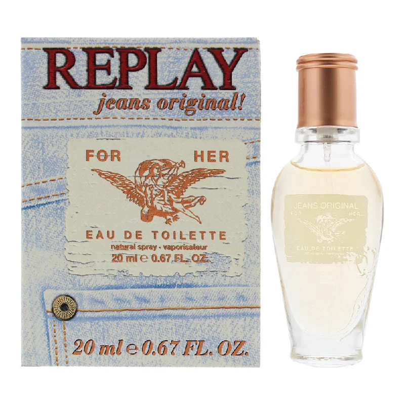 Replay Jeans Original For Her Eau De Toilette 20ml Casual Distressed Skinny Jeans