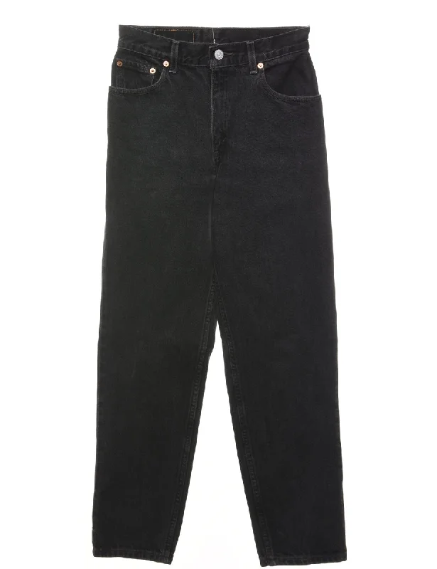 Tapered 550's Fit Levi's Jeans - W25 L28 Elegant High-Waisted Flared Jeans