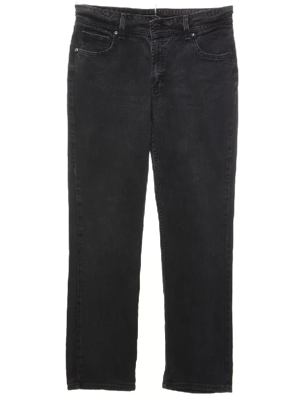 Tapered Lee Jeans - W32 L31 Fashionable Slouchy Fit Jeans
