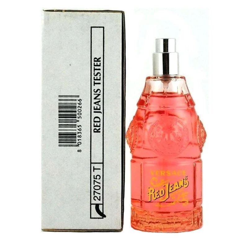 Red Jeans Versace Edt 75 Ml Mujer Tester Comfortable Zip-Fly Denim Jeans