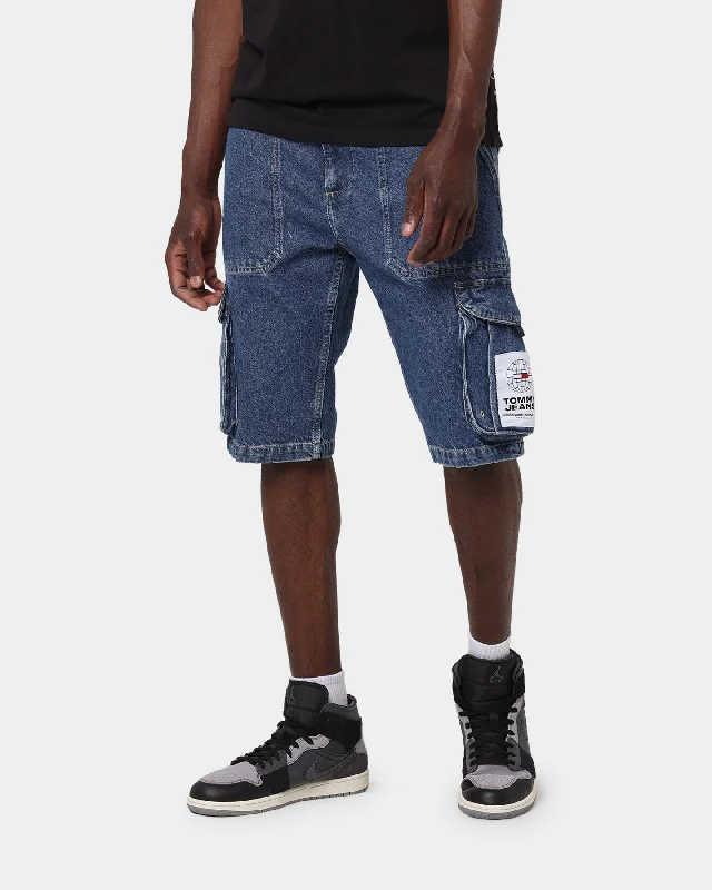 Tommy Jeans Ethan Cargo Shorts BF8031 Denim Medium Fashionable Button-Front Jeans