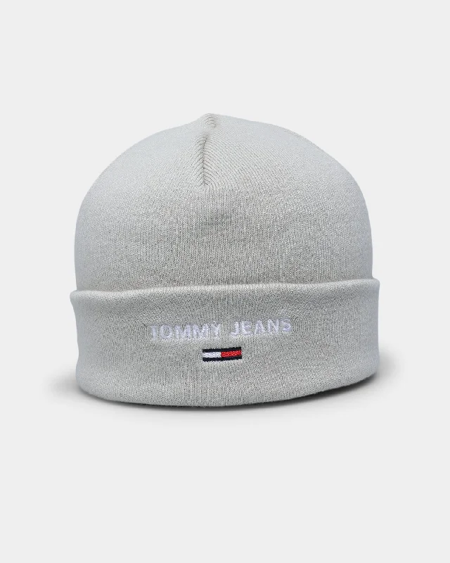 Tommy Jeans Women's Sport Beanie Beige Stylish Relaxed Fit Skinny Jeans