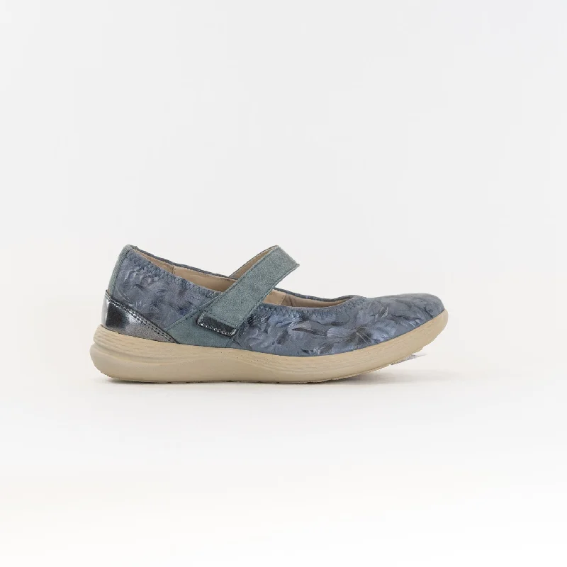 Fidelio Hallux Hi-Energy Mary Jane (Women's) - Jeans Fashionable Frayed Hem Denim