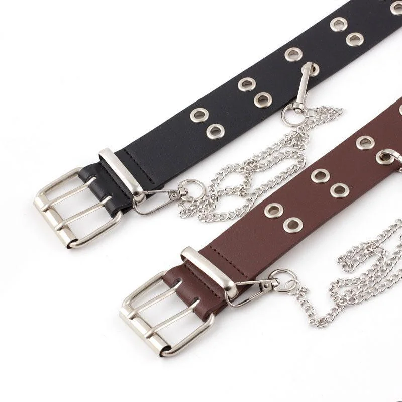 Women Belt Imitation Leather Pin Buckle Belt New Punk Wind Jeans Fashion Individual Decorative Belt Chain Women Belt Trendy Bootcut High-Waisted Jeans Women Belt Imitation Leather Pin Buckle Belt New Punk Wind Jeans Fashion Individual Decorative Belt Chain Women Belt Trendy Bootcut High-Waisted Jeans
