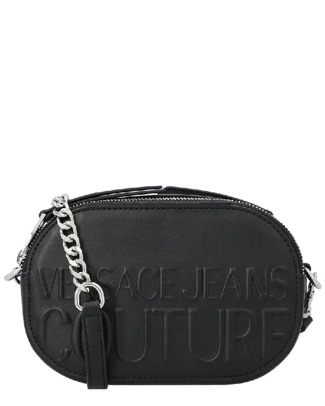 Versace Jeans Couture Shoulder Bag Stylish Paperbag Waist Denim