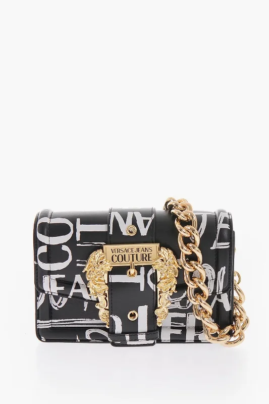 Versace JEANS COUTURE All-Over Logo Printed Faux Leather Shoulder Ba Unica One size Fashionable Bootcut Jeans Versace JEANS COUTURE All-Over Logo Printed Faux Leather Shoulder Ba Unica One size Fashionable Bootcut Jeans