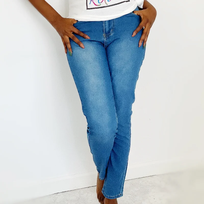 Morning Glory Jeans - FINAL SALE Trendy Flared Leg Jeans