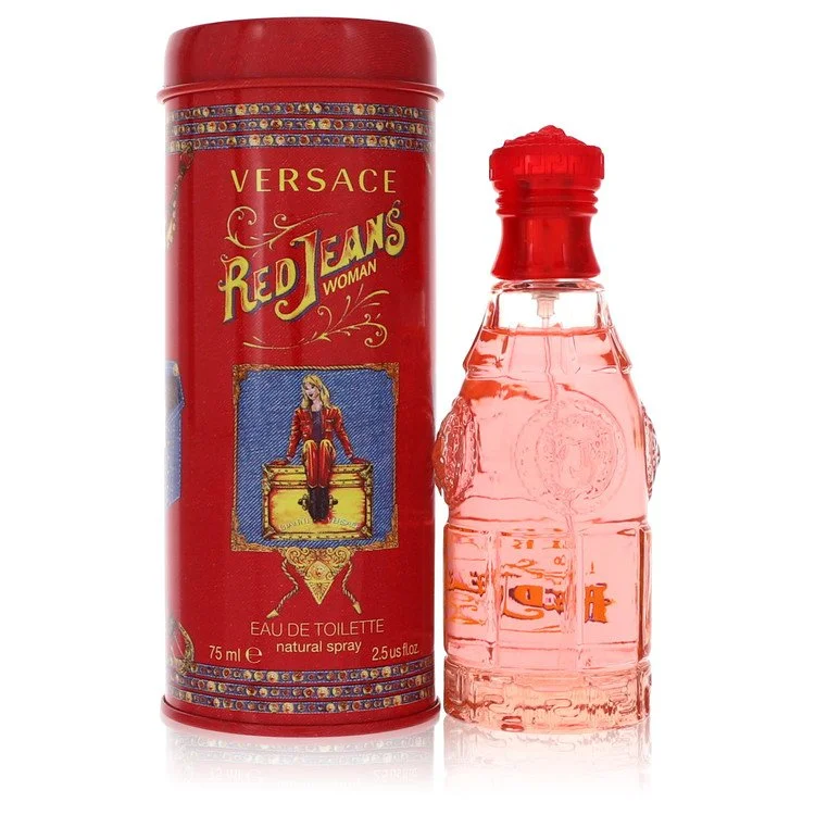 Red Jeans by Versace Eau De Toilette Spray 2.5 oz Women Comfortable Distressed Straight-Leg Jeans Red Jeans by Versace Eau De Toilette Spray 2.5 oz Women Comfortable Distressed Straight-Leg Jeans