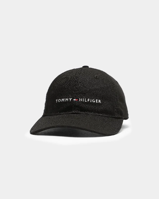 Tommy Jeans AM Hilfiger Cap Deep Woven Black Stylish High-Rise Mom Jeans