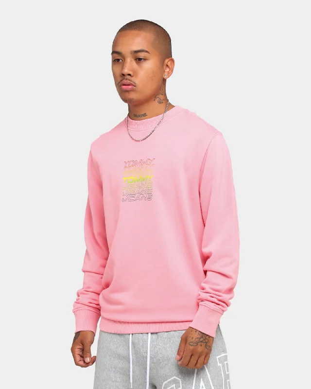 Tommy Jeans Light Crew Rosey Pink Casual Distressed Denim Jeans