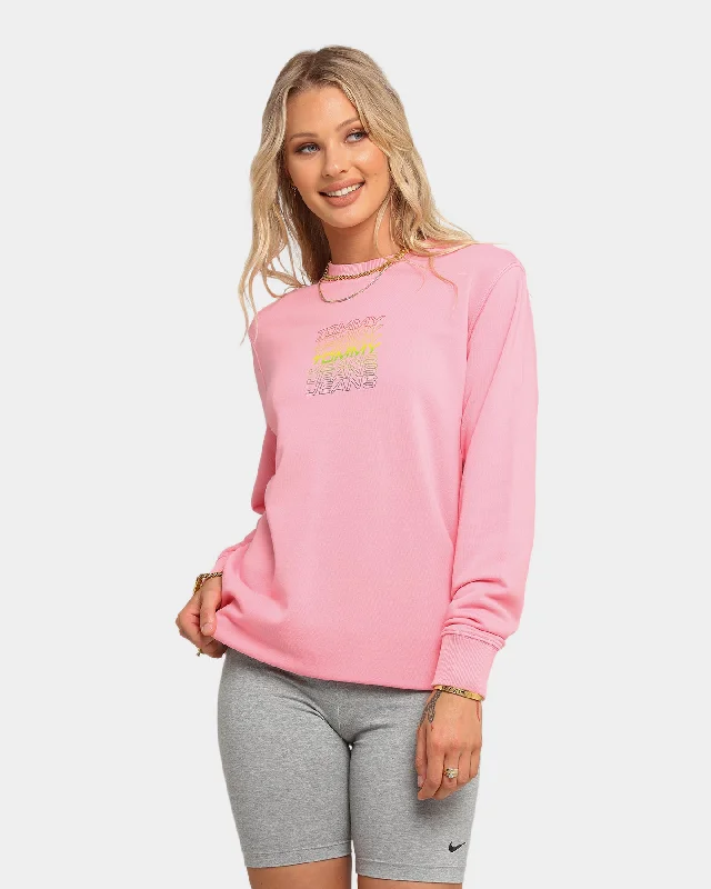 Tommy Jeans Light Crew Rosey Pink Chic Dark-Wash Skinny Jeans