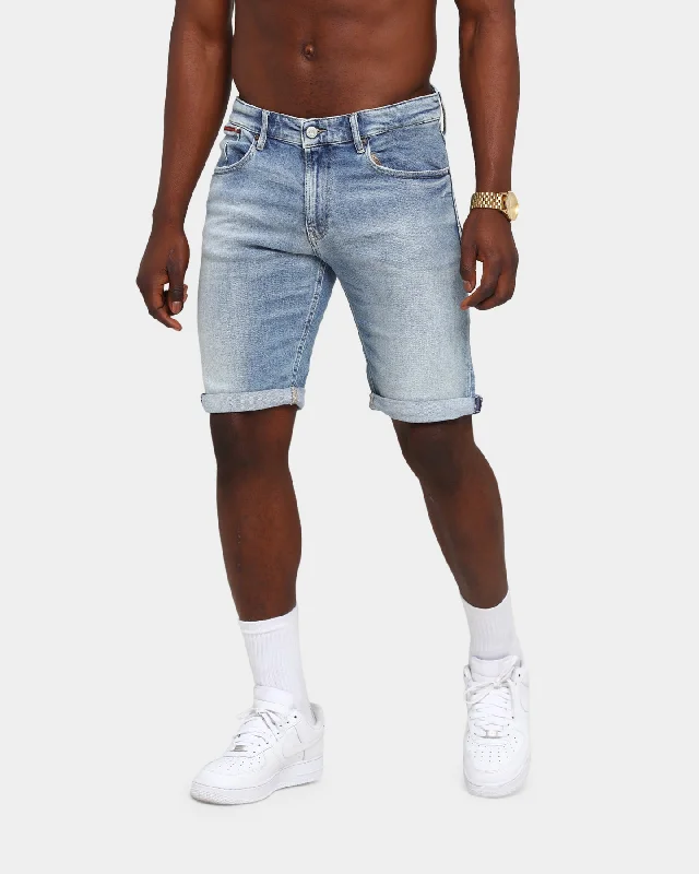 Tommy Jeans Ronnie BRLBCF Shorts  Light Blue Comfortable Ankle Jeans