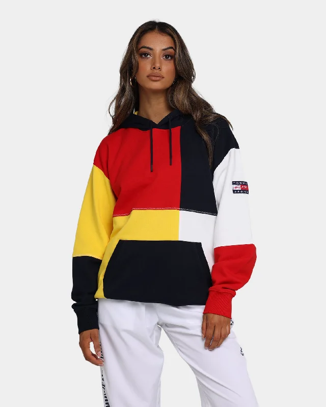 Tommy Jeans Street Archives Colour-Blocked Hoodie Star Fruit Yellow Comfortable Zip-Fly Denim Jeans Tommy Jeans Street Archives Colour-Blocked Hoodie Star Fruit Yellow Comfortable Zip-Fly Denim Jeans