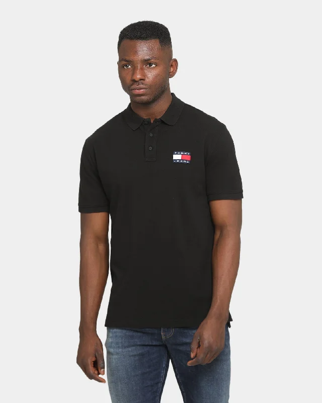 Tommy Jeans Tommy Badge Polo Black Casual Wide-Legged Denim Jeans