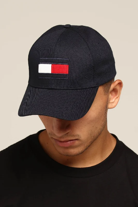 Tommy Jeans Big Flag Cap Navy Fashionable Button-Front Jeans