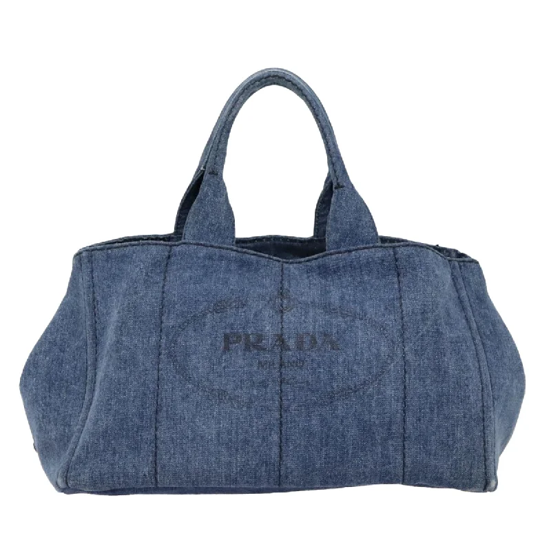 Prada Canapa Navy Denim - Jeans Tote Bag (Pre-Owned)