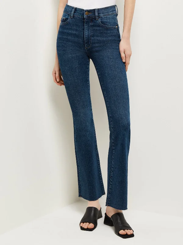 Bridget High-Rise Bootcut Jeans, Seacliff Casual Straight-Leg Jeans
