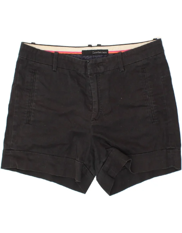 CALVIN KLEIN JEANS Womens Chino Shorts W32 Large Black