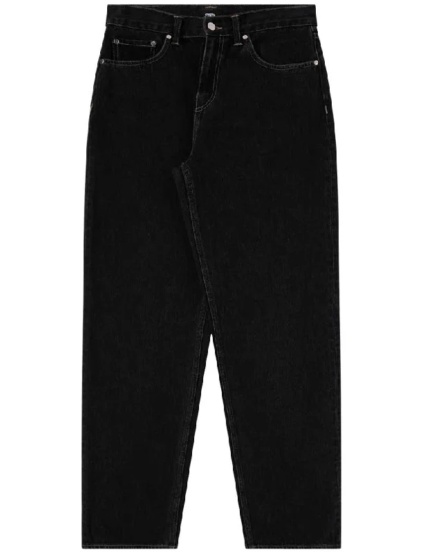 Edwin W' Janis Pant Jeans Black Dark Marble Wash