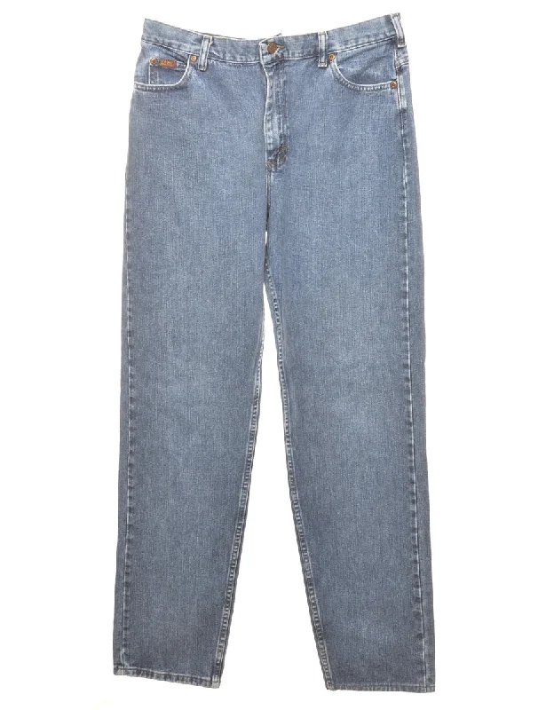 High Waist Lee Jeans - W31 L33 Fashionable Relaxed Fit Denim