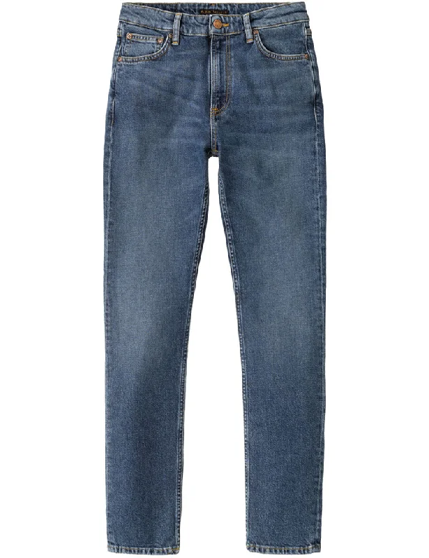 Nudie Jeans Co Mellow Mae Blue Mud