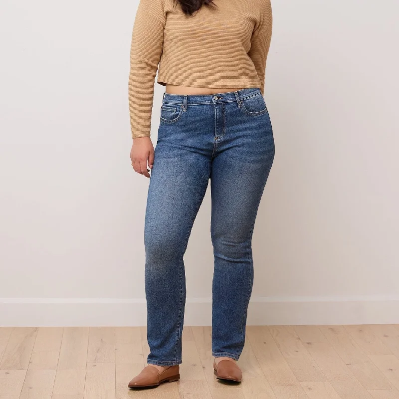 Second Yoga Jeans - Classic Rise Emily Slim Raindrop 30"