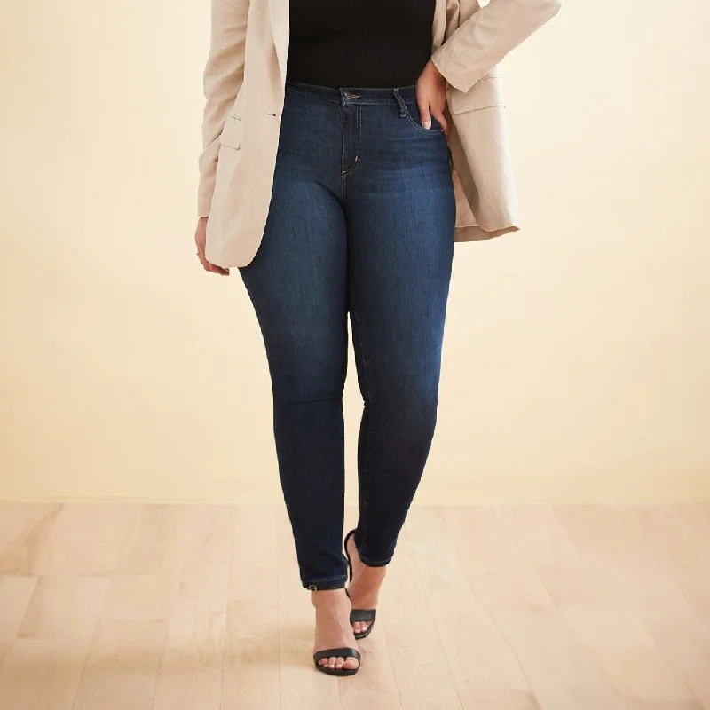 Second Yoga Jeans - Classic Rise Rachel Skinny in Dark Indie