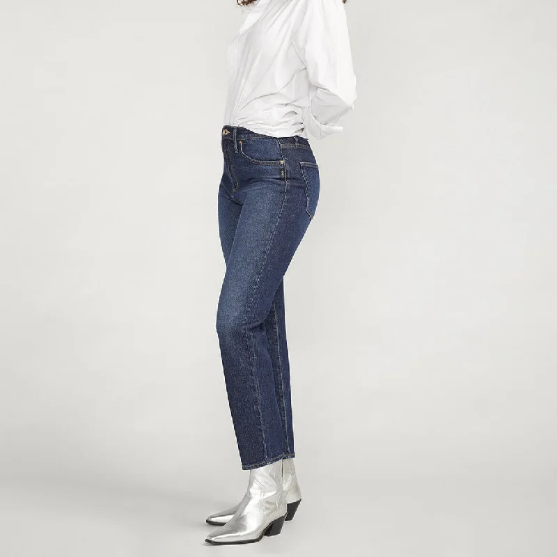 Silver Jeans - Highly Desirable High Rise Slim Straight 30"