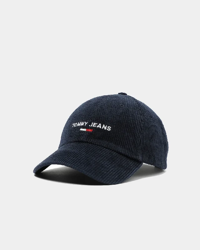 Tommy Jeans TJM Sports Corduroy Cap Black Iris