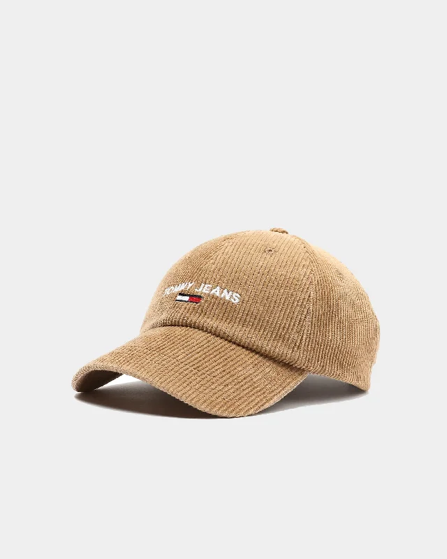 Tommy Jeans TJM Sports Corduroy Cap Tiger Brown