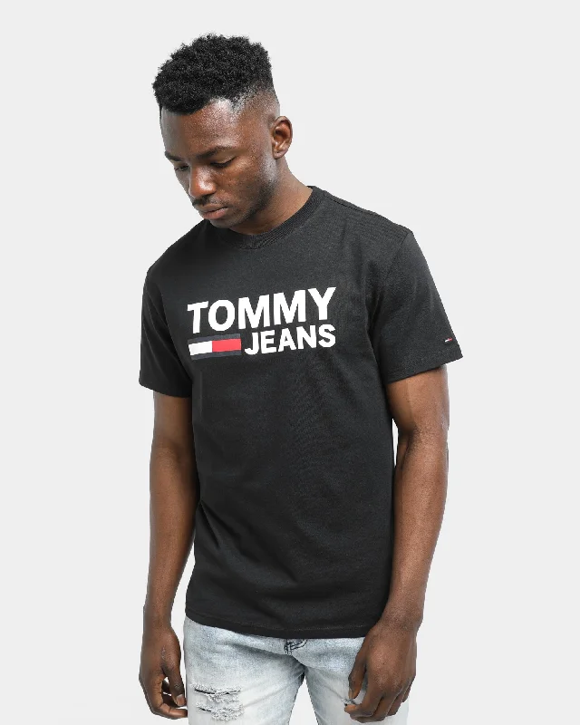 Tommy Jeans TJM Tommy Classics Logo Tee Tommy Black