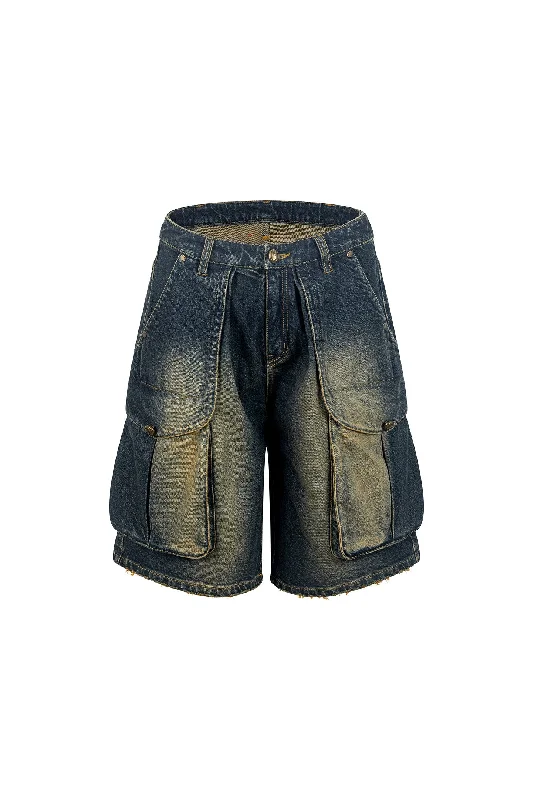 Washed Jeans With Pocket Detail Stylish Bootcut Denim Jeans