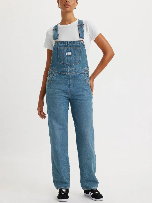 Vintage Overall Fresh Persepctive Jeans